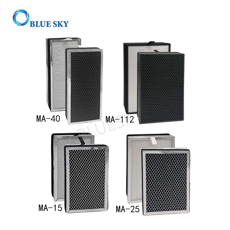 H13 Activated Carbon True HEPA Filters Panel Filter for Medify Ma-40 Ma-15 Ma-25 Ma-112 Air Purifiers Part